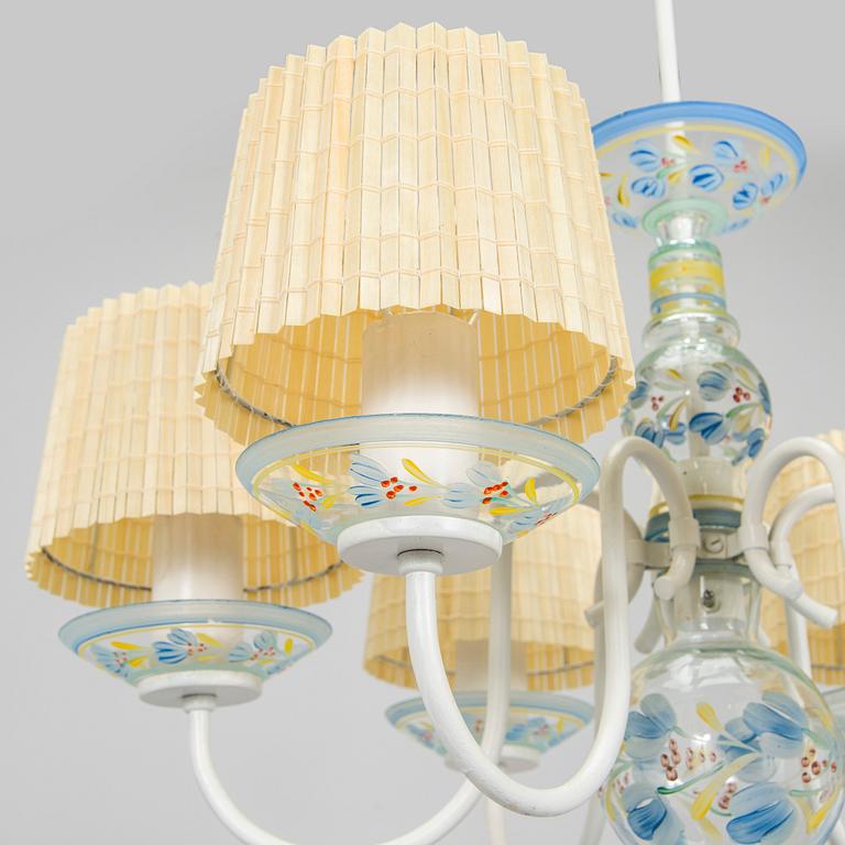 Paavo Tynell, takkrona, modell 1752, för Taito och Köklax Glasbruk, 1940-tal.