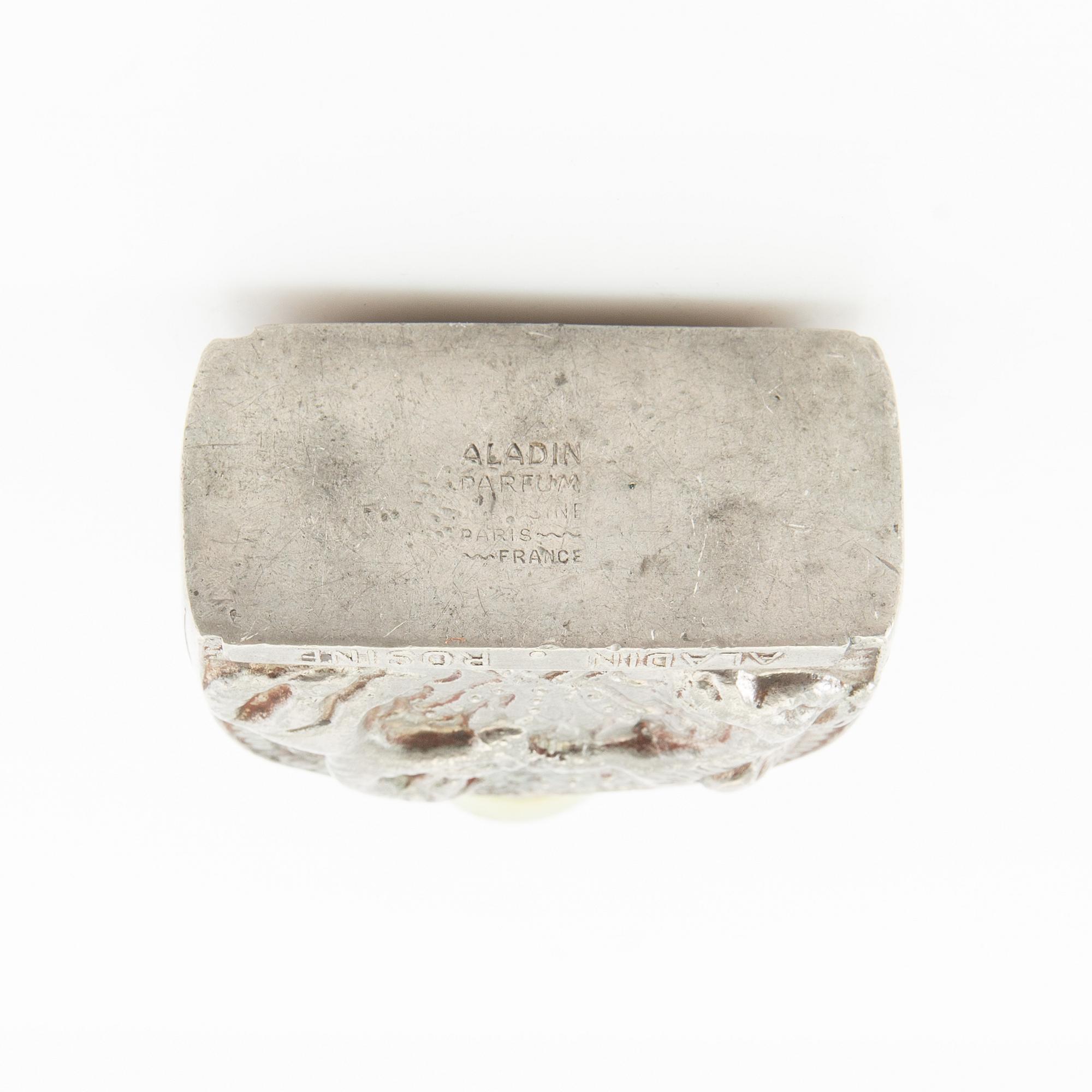 Aladin Rosine perfume bottle early 1900s France.