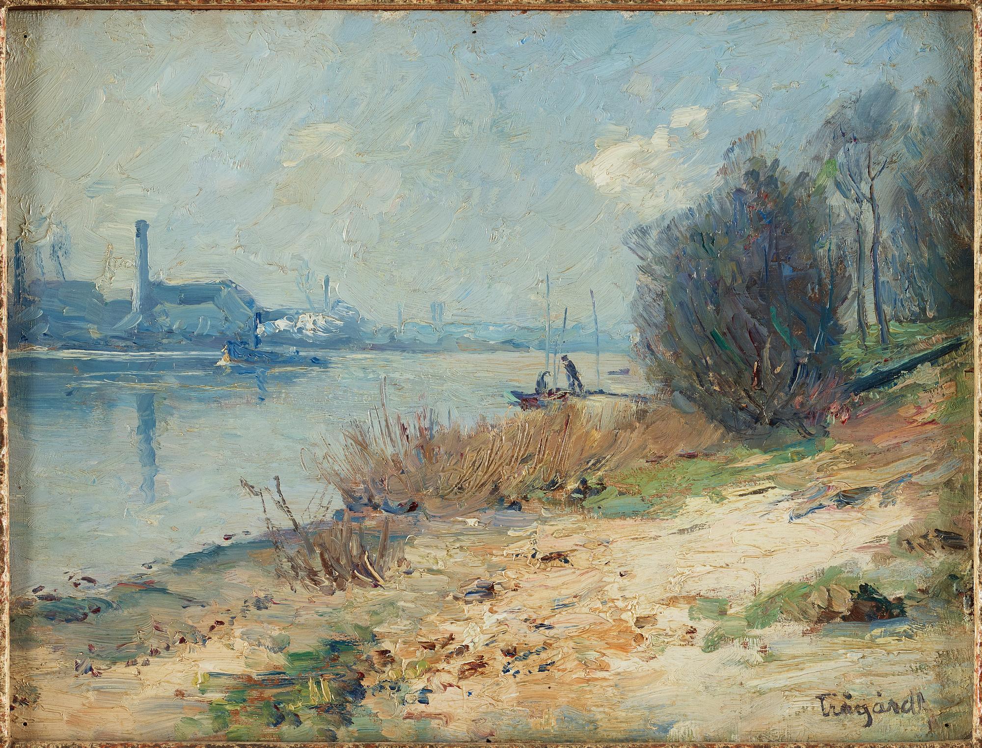 CARL TRÄGÅRDH, Oil on canvas/panel, signed.
