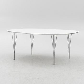 Bruno Mathsson, & Piet Hein, dining table, "Superellipse", Fritz Hansen, Denmark, 1987,