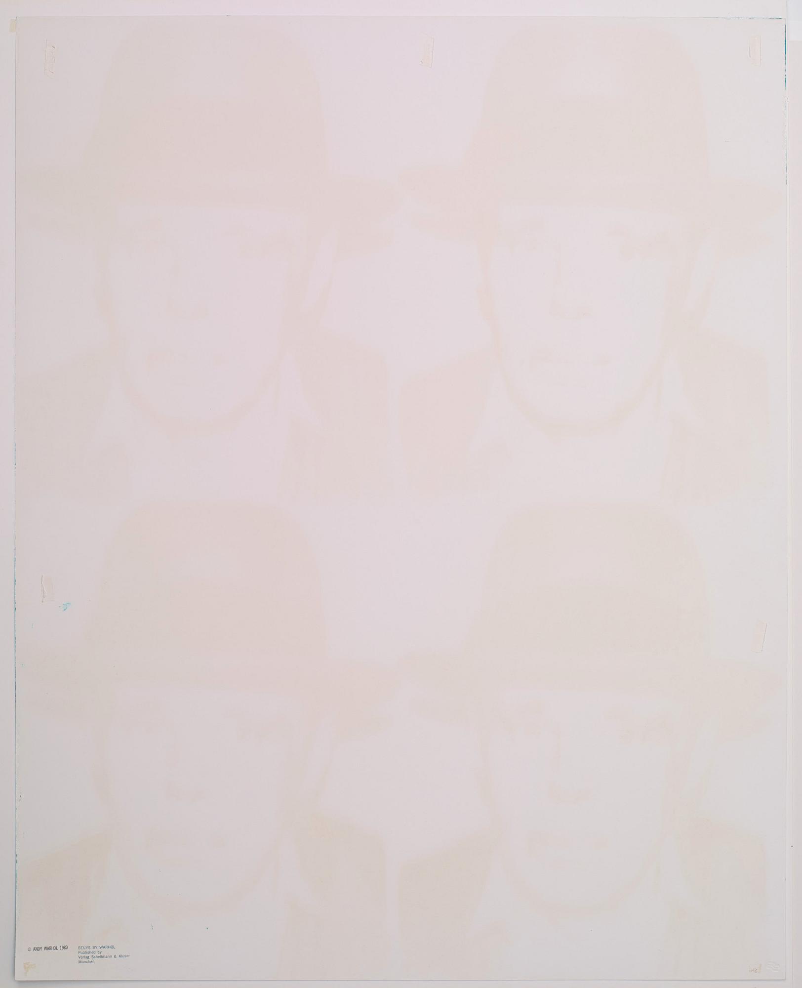 Andy Warhol, "Joseph Beuys".