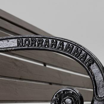 A garden bench, Norrahmmars Bruk, Sweden, later part of the 20th century.