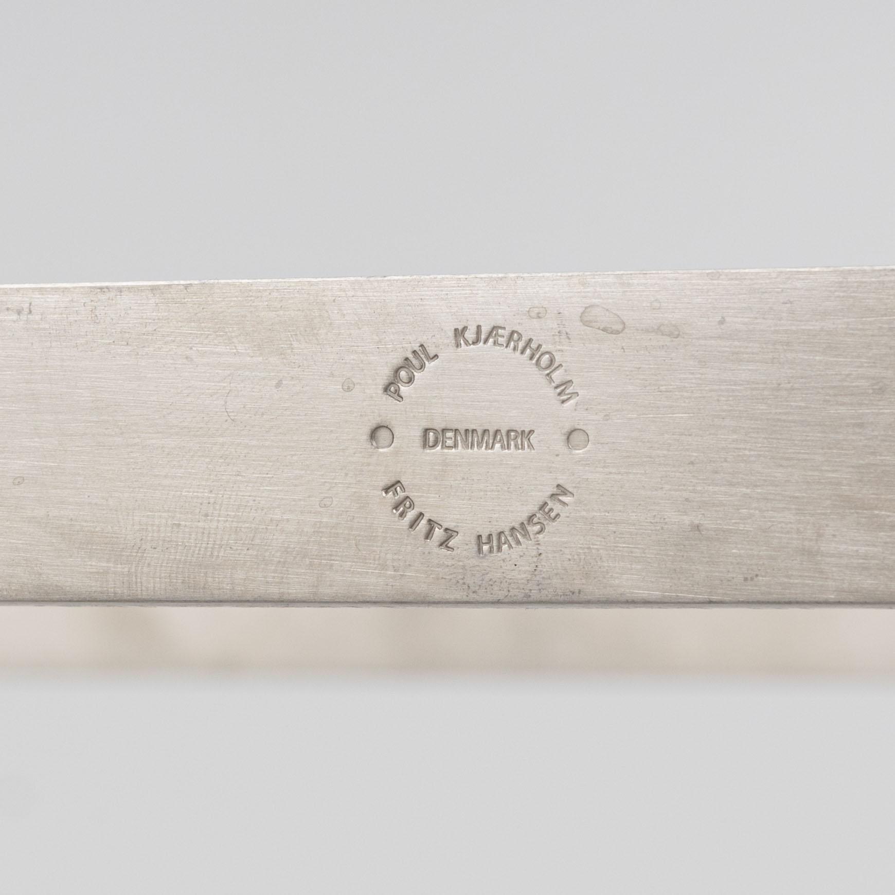 Poul Kjaerholm, coffee table, "PK 61", Fritz Hansen, Denmark, 2016.