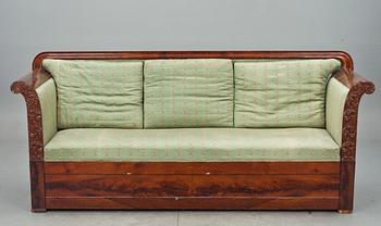 SOFFA, senempire, 1800-talets mitt.