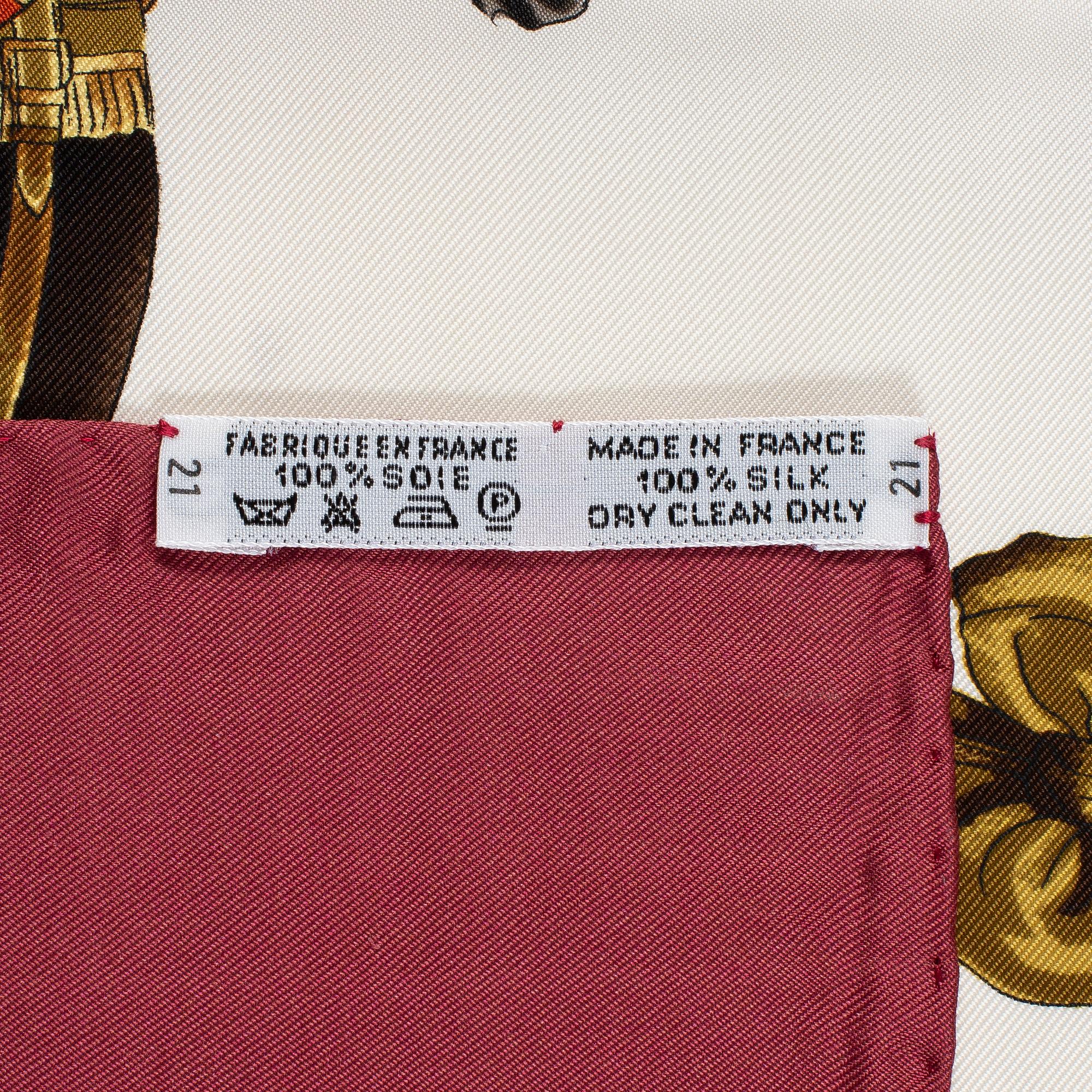 Hermès, scarf, "Reprise".