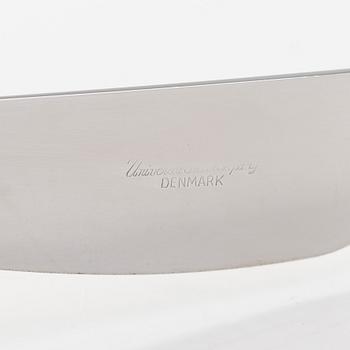 Bertel Gardberg, bestickuppsättning, 42 delar, silver, "Birgitta", Hopeatehdas oy, Helsingfors 1962.