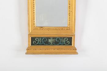 SPEGEL, sengustaviansk, omkring 1800.