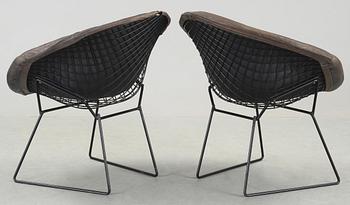 FÅTÖLJER, ett par, "Diamond chair" Harry Bertoia. 1900-talets andra hälft.