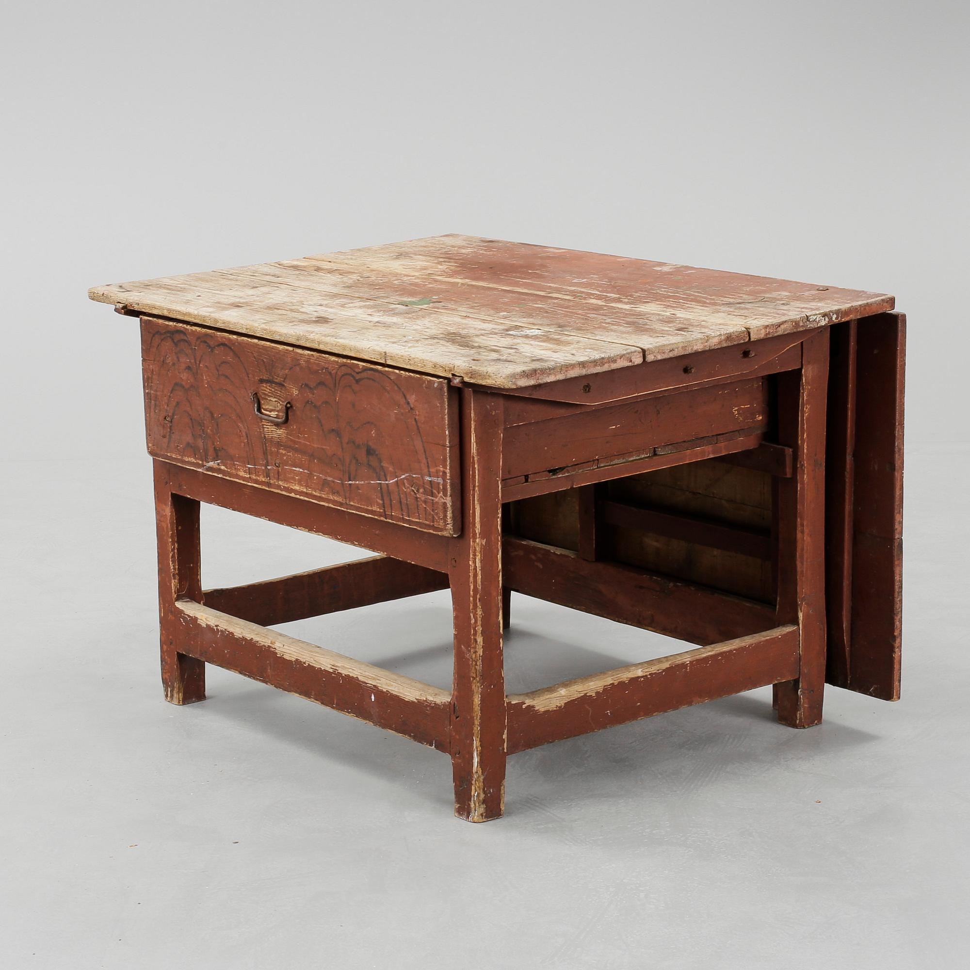 SLAGBORD, allmoge, 1800-talets mitt.