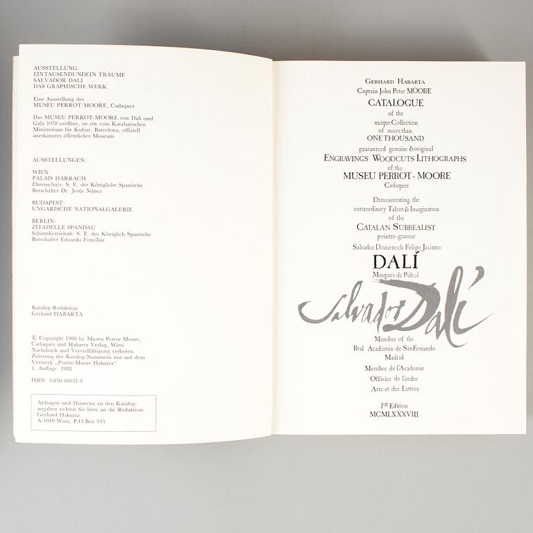 Two books, Picasso Affiches and Salvador Dali The Graphic Art.