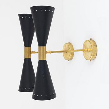 A pair of "Megafono" wall lamps, Luci Srl, Parma, Italy.