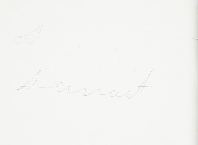 LENNART OLSON, silver gelatin print mounted on paper cardboard, signed with pencil on verso.