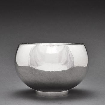 W.A. Bolin, a large sterling bowl, Stockholm 1988.