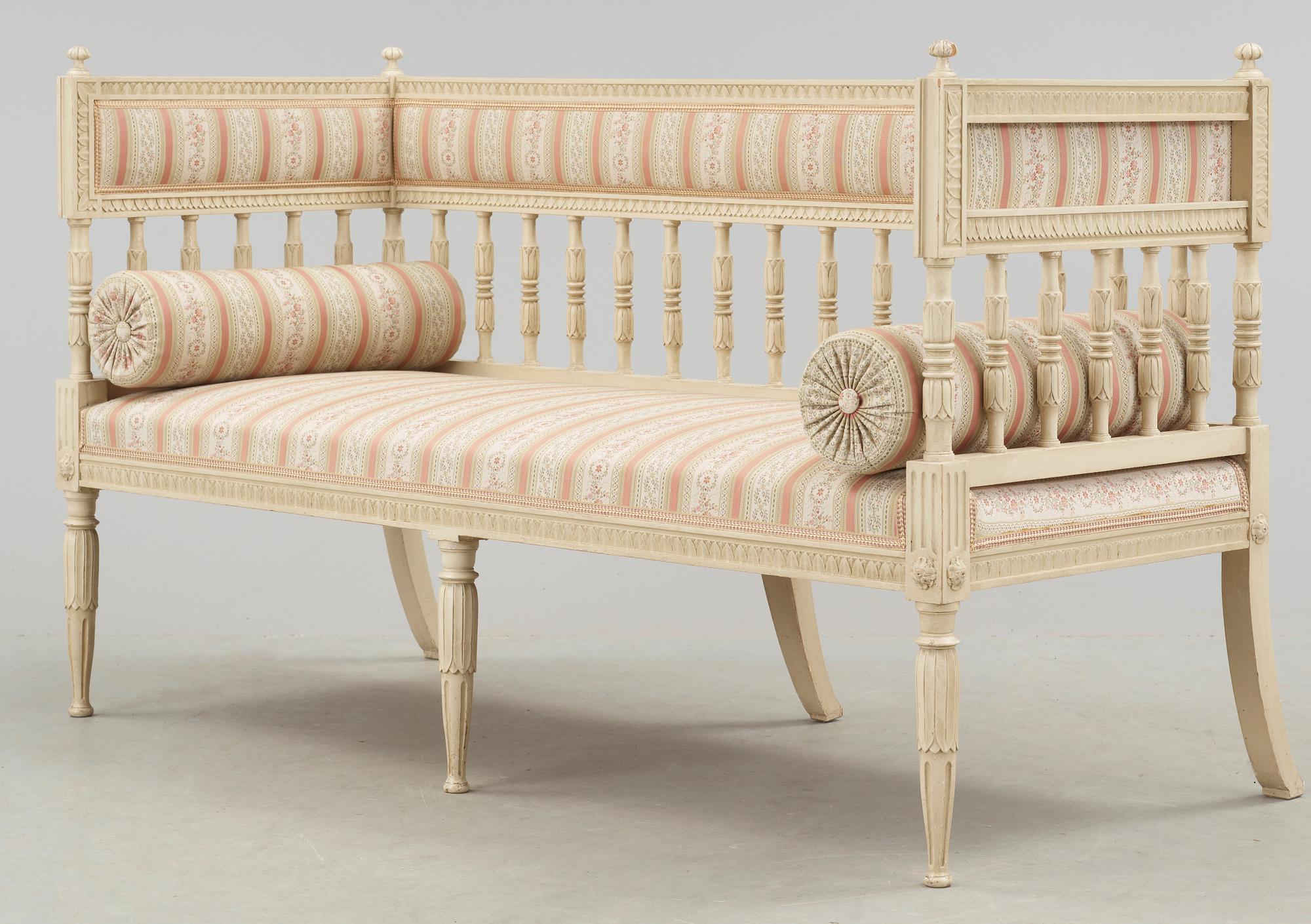 SOFFA, sengustaviansk, 1800-talets början.