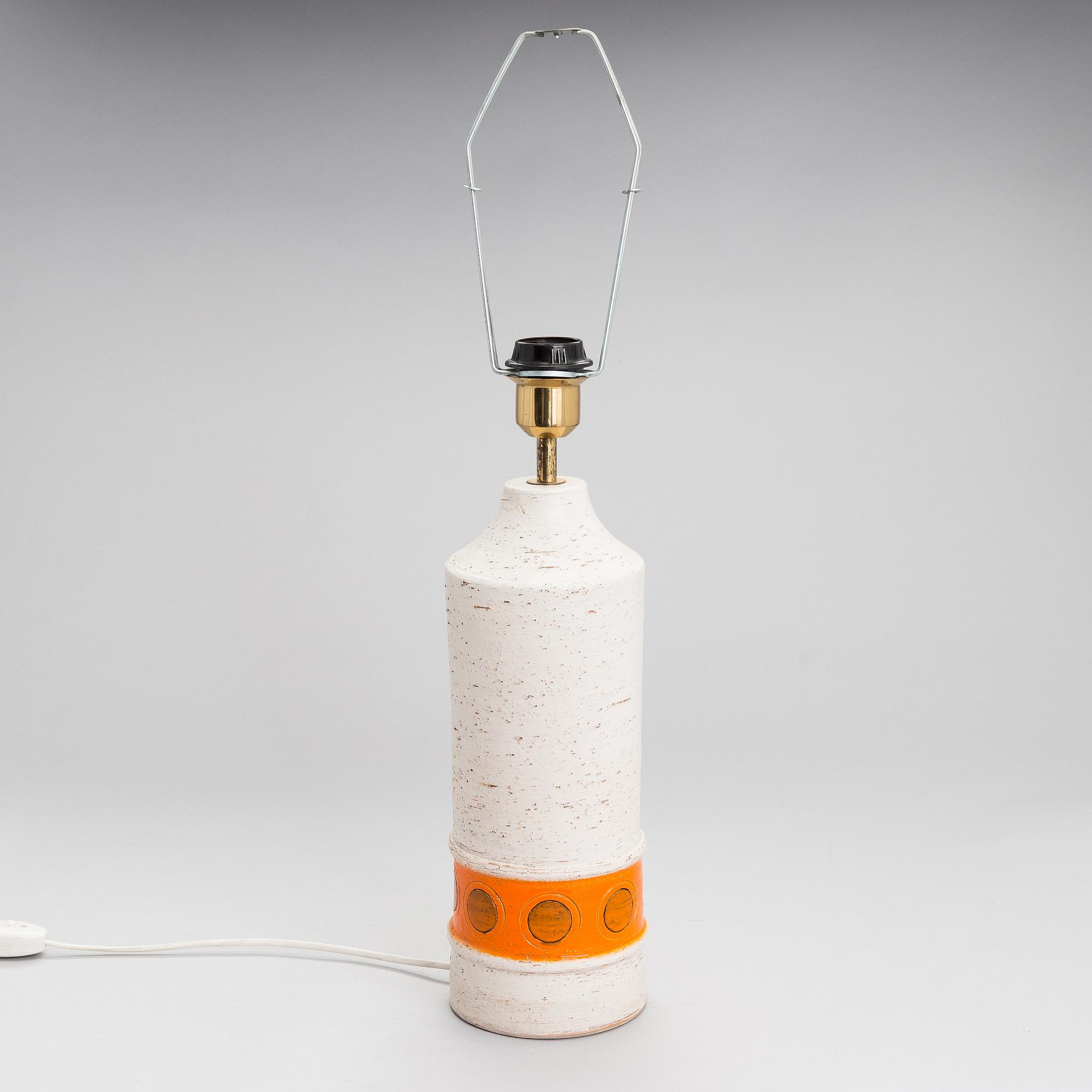 BORDSLAMPA, Bitossi, Italien 1900-talets slut.