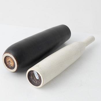 Carl-Harry Stålhane, two stoneware vases, Rörstrand, Sweden 1950-60s.