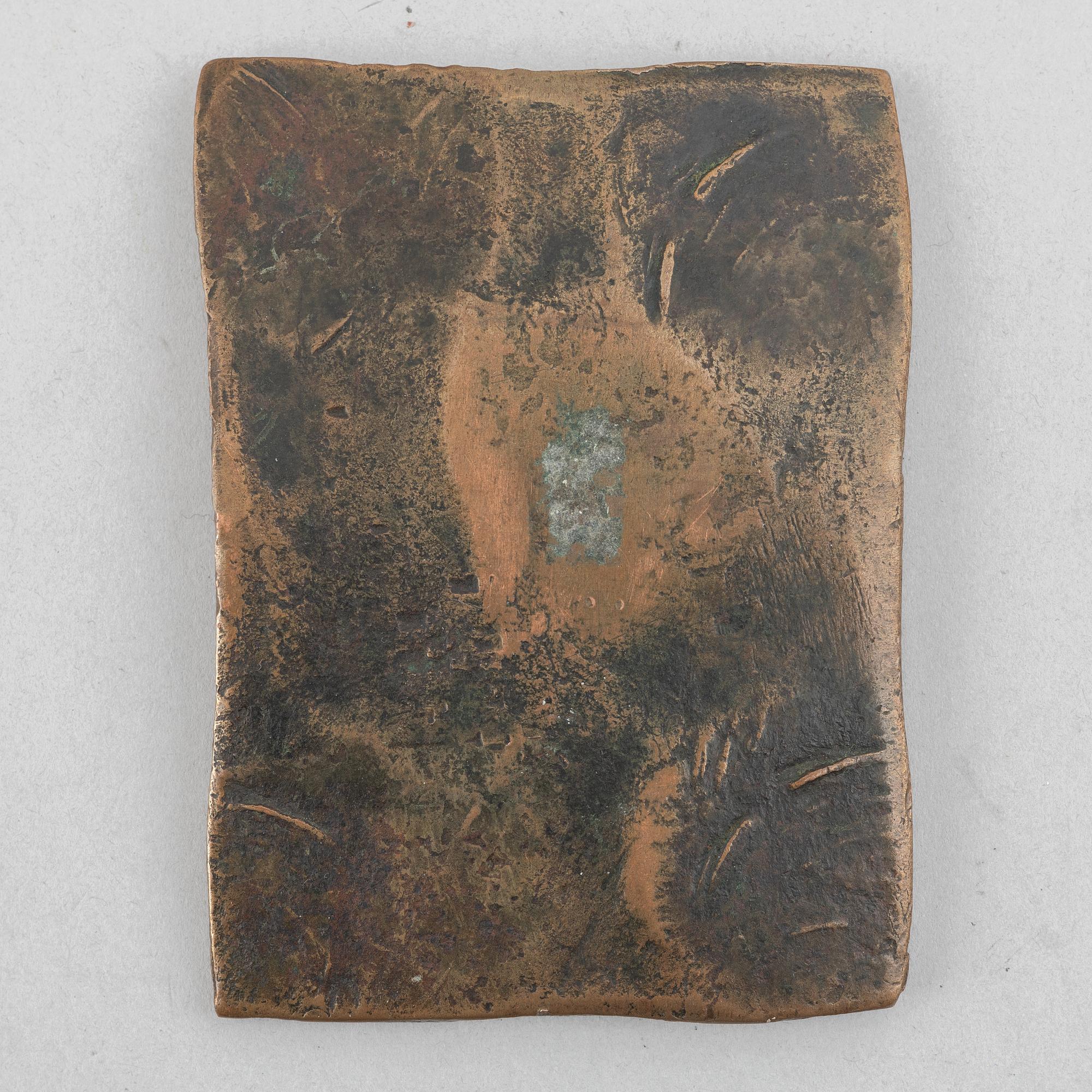 Adolf Fredrik, plate money, 1/2 daler, Avesta, 1754.