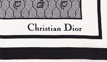Christian Dior, a silk scarf.
