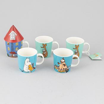 Muminmuggar, 10 st, porslin, Moomin Characters, Arabia, 2001-2015.