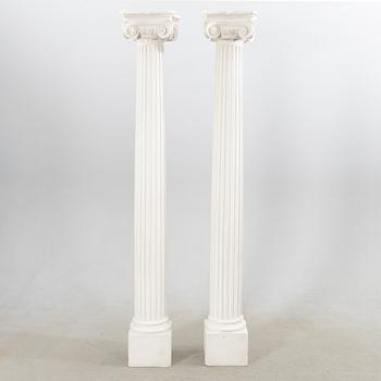 Columns a pair 20th century.