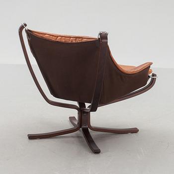 FÅTÖLJ, "Falcon chair", Sigurd Russel, Vatne möbler, Norge, 1900-talets andra hälft.