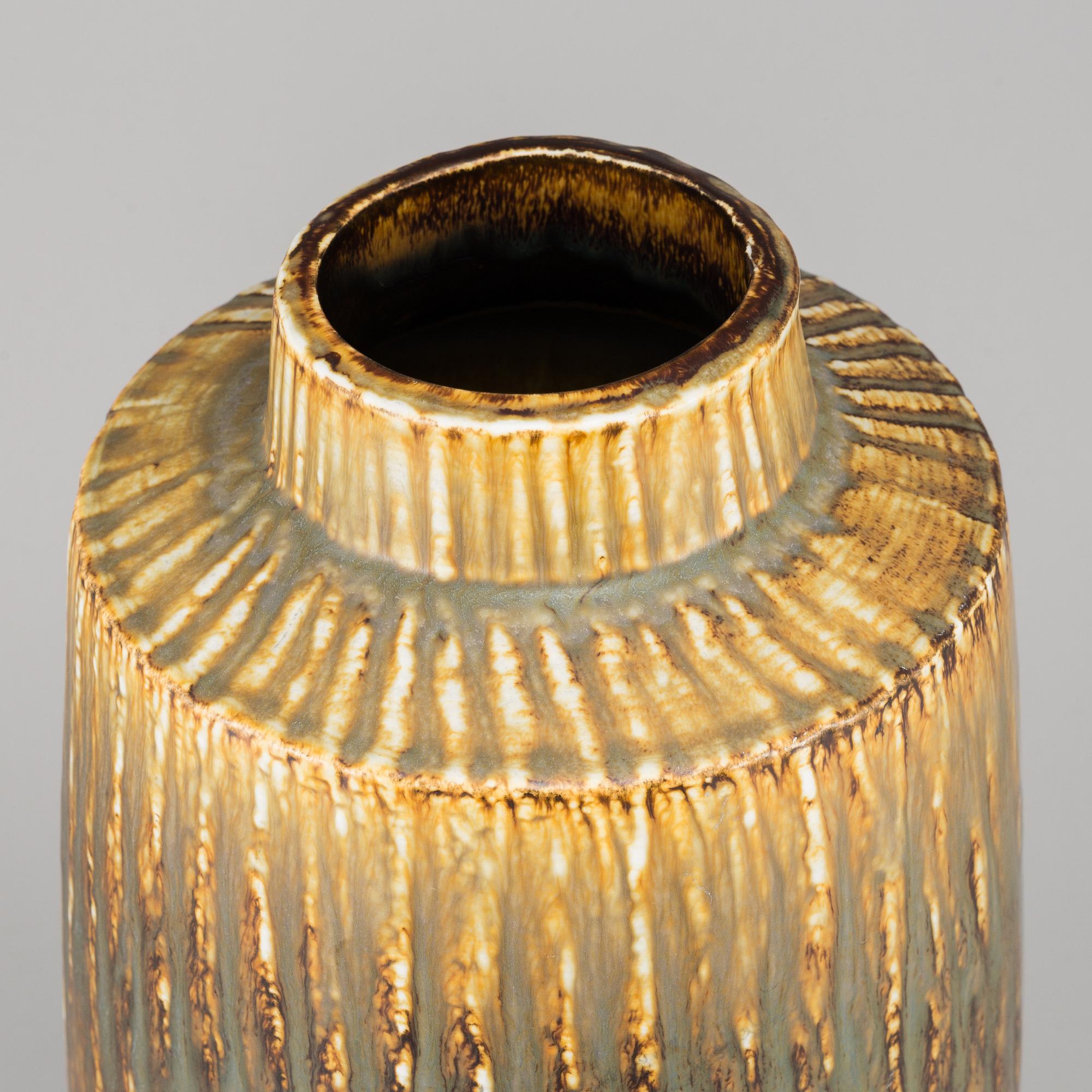 GUNNAR NYLUND, a 'Rubus' stoneware vase from Rörstrand, Sweden.