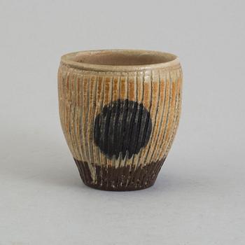 ANDERS BRUNO LILJEFORS, a stoneware vase from Gustavsberg studio, signed.