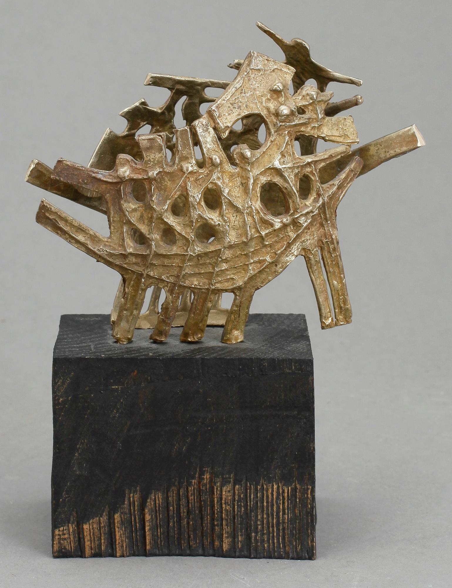 PUCK STOCKLASSA, multipel, skulptur brons, stplsign o numr 13/250.