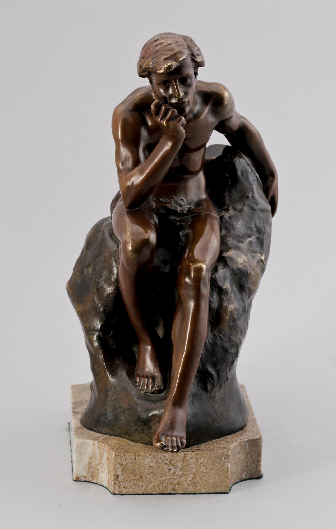 JULIEN MONIER, brons, sign.