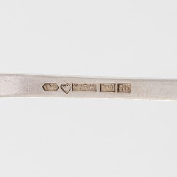 Aterinsarja 12:lle, yht. 87 osaa, hopeaa, Turku, Helsinki, Hämeenlinna 1908-1951.