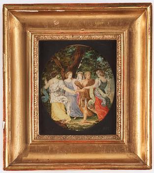 Elias Brenner Attributed to, Hercules at the crossroads.