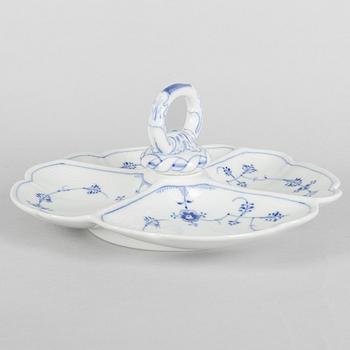 A 'Blue Fluted Plain' porcelain cabaret, Royal Copenhagen, model 2130, post 1923.