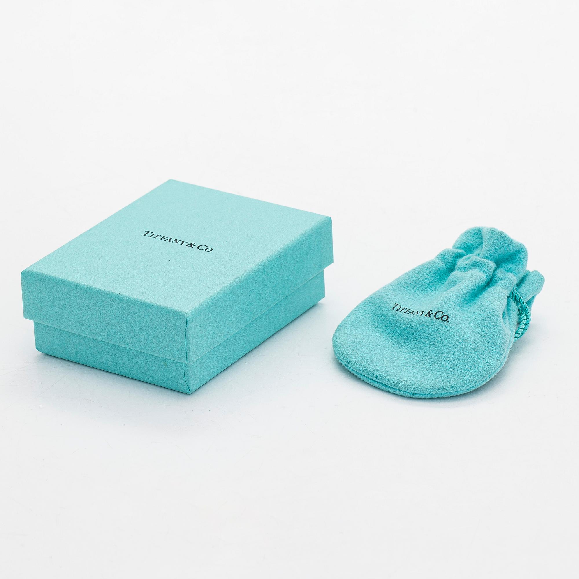 Tiffany & Co, Elsa Peretti, halsband, "Diamonds by the Yard", 18K guld med en briljantslipad diamant.