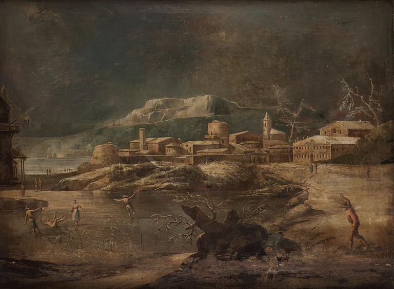 Hendrick Avercamp Hans art, Skridskoåkare.