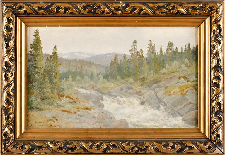 OKÄND KONSTNÄR, olja på duk, ej signerad, 1900-talets första hälft.