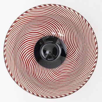 Edward Hald, skål, slipgraal, Orrefors.