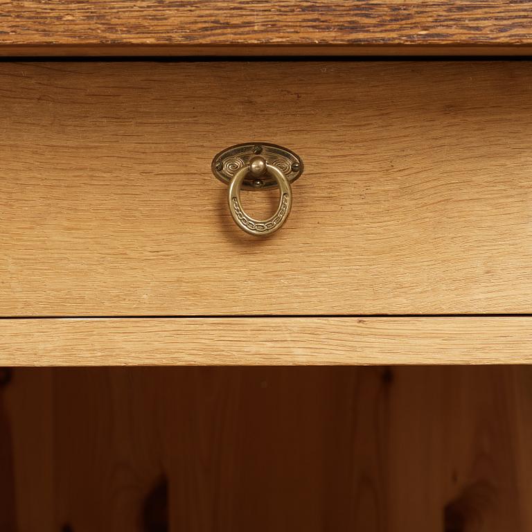 An Art Nouveau oak cabinet, Finland, ca 1900.