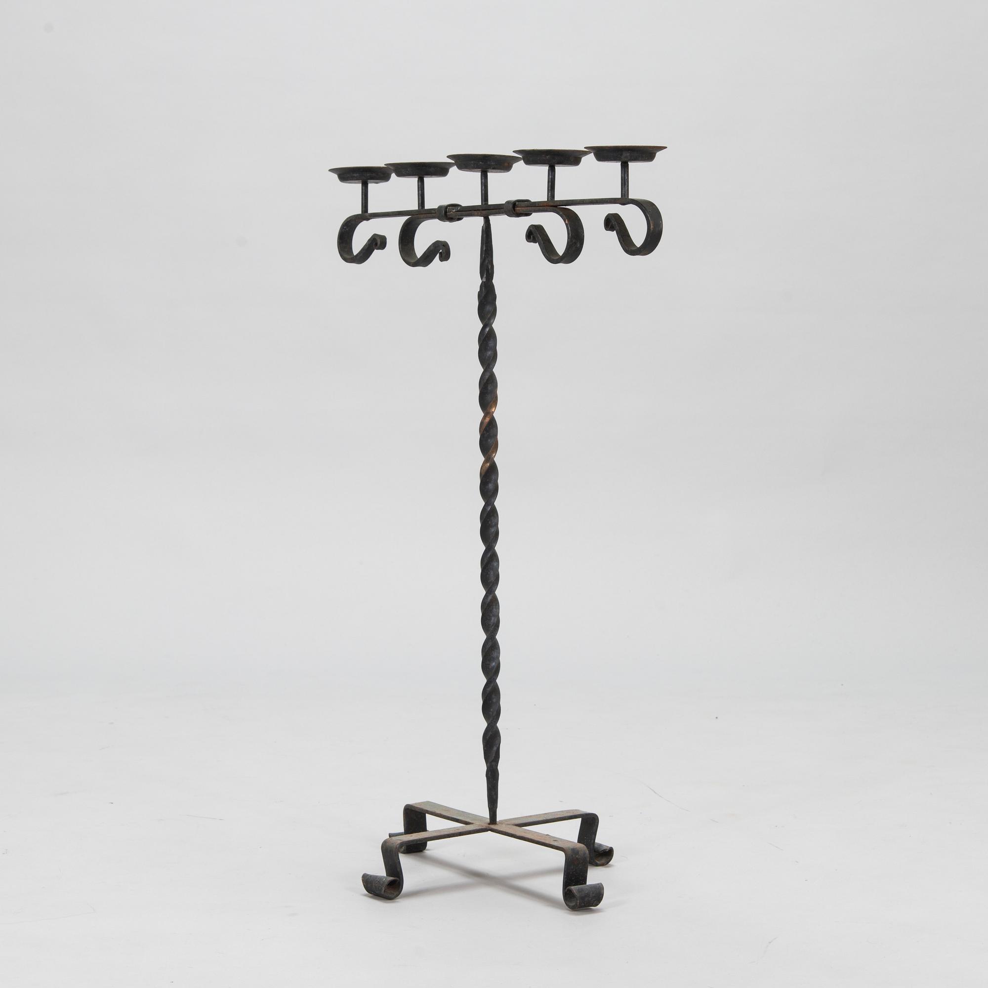 Golvljusstake, 1930-tal.