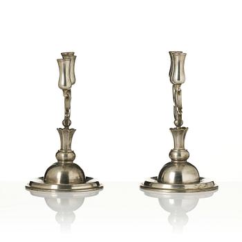 Firma Svenskt Tenn, a pair of candelabra model A 271, Stockholm, 1927.