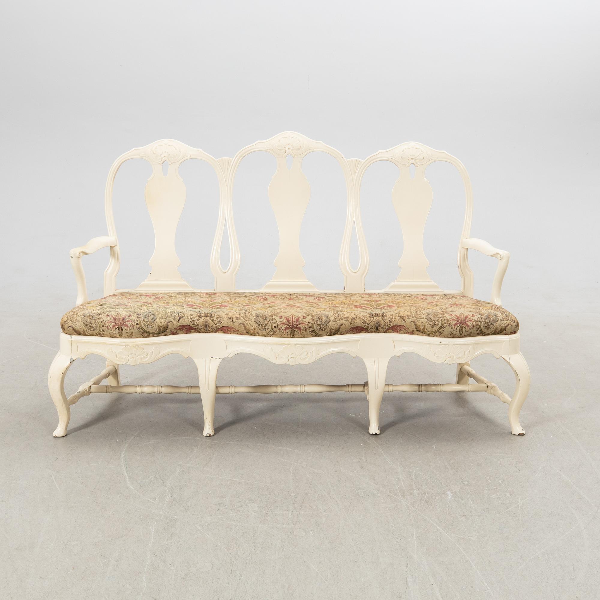 Sofa in the Rococo style, first half of the 20th century,