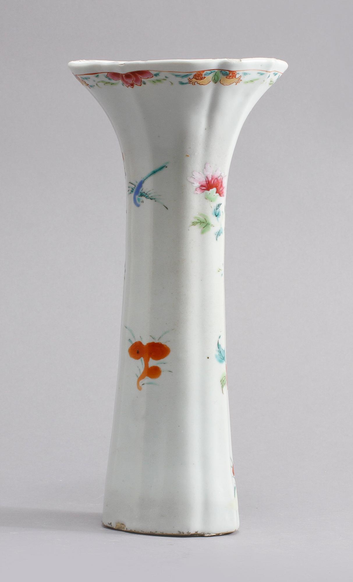 VAS, porslin, kina, Qianlong, 1700-tal.