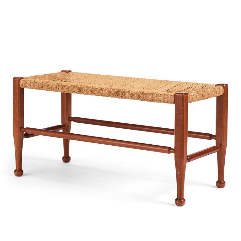 Josef Frank, bänk, modell "2009", Firma Svenskt Tenn 1900-talets mitt.