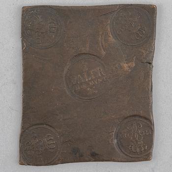 Ulrika Eleonora, plate coin, 1/2 daler, SM, Avesta 1719.