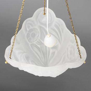 Ceiling lamp, possibly France, first half of the 20th century.