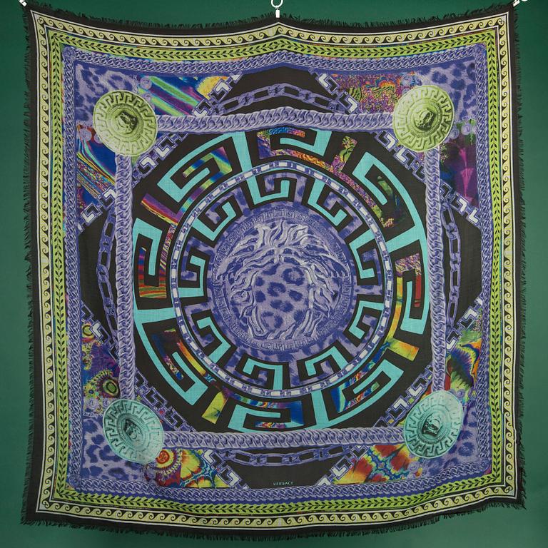 A shawl by VERSACE.