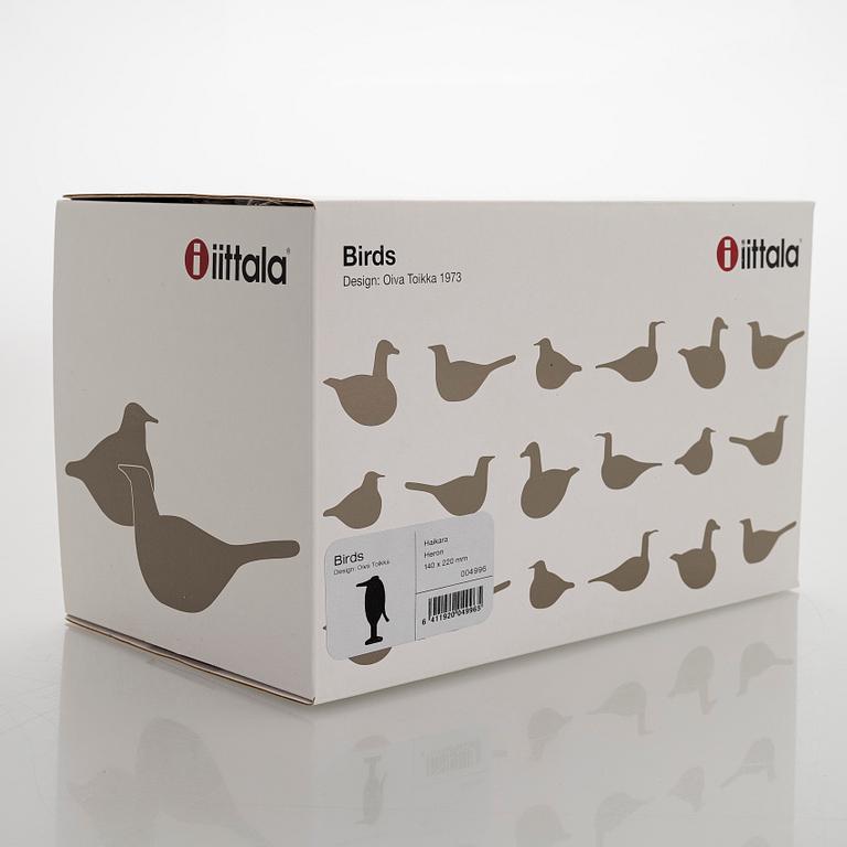 Oiva Toikka, glasfågel, "Heron", signerad O. Toikka Nuutajärvi.