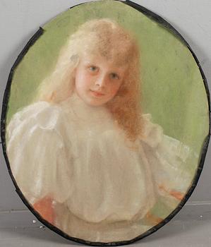OKÄND KONSTNÄR, pastell, monogramsignerad och daterad 1903.