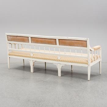 A late Gustavian sofa, early 19th Century.