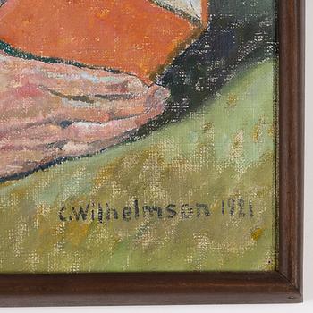 Carl Wilhelmson, oil on canvas, signed and dated 1921.