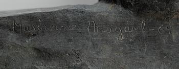 MARIANNE ANSGÅRD, brons, signerad och daterad -69.